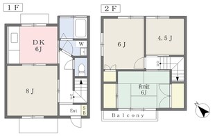 グリーンウエスト・Ⅰの物件間取画像